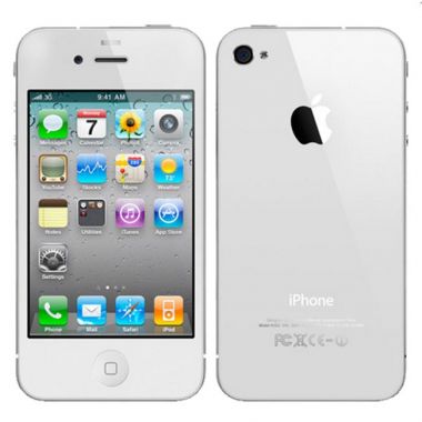 Apple iPhone 4 blanco pantalla