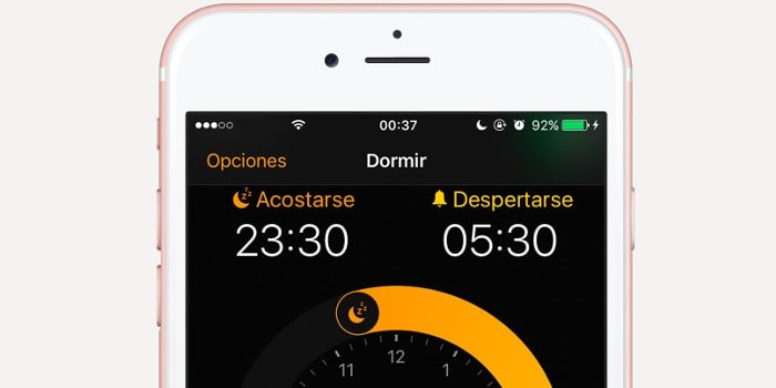 iOS 10 despertador para controlar el sueño y mejorar el horario de dormir